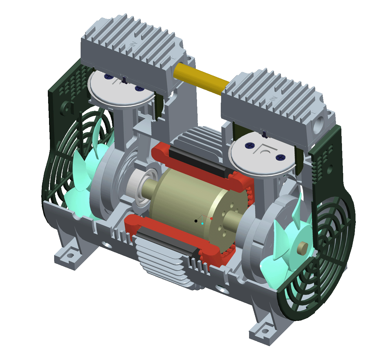 Airtech真空泵HP-40V结构图