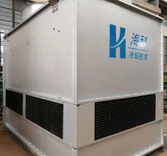 出口中東配套空壓機逆流閉式冷卻塔順利交付