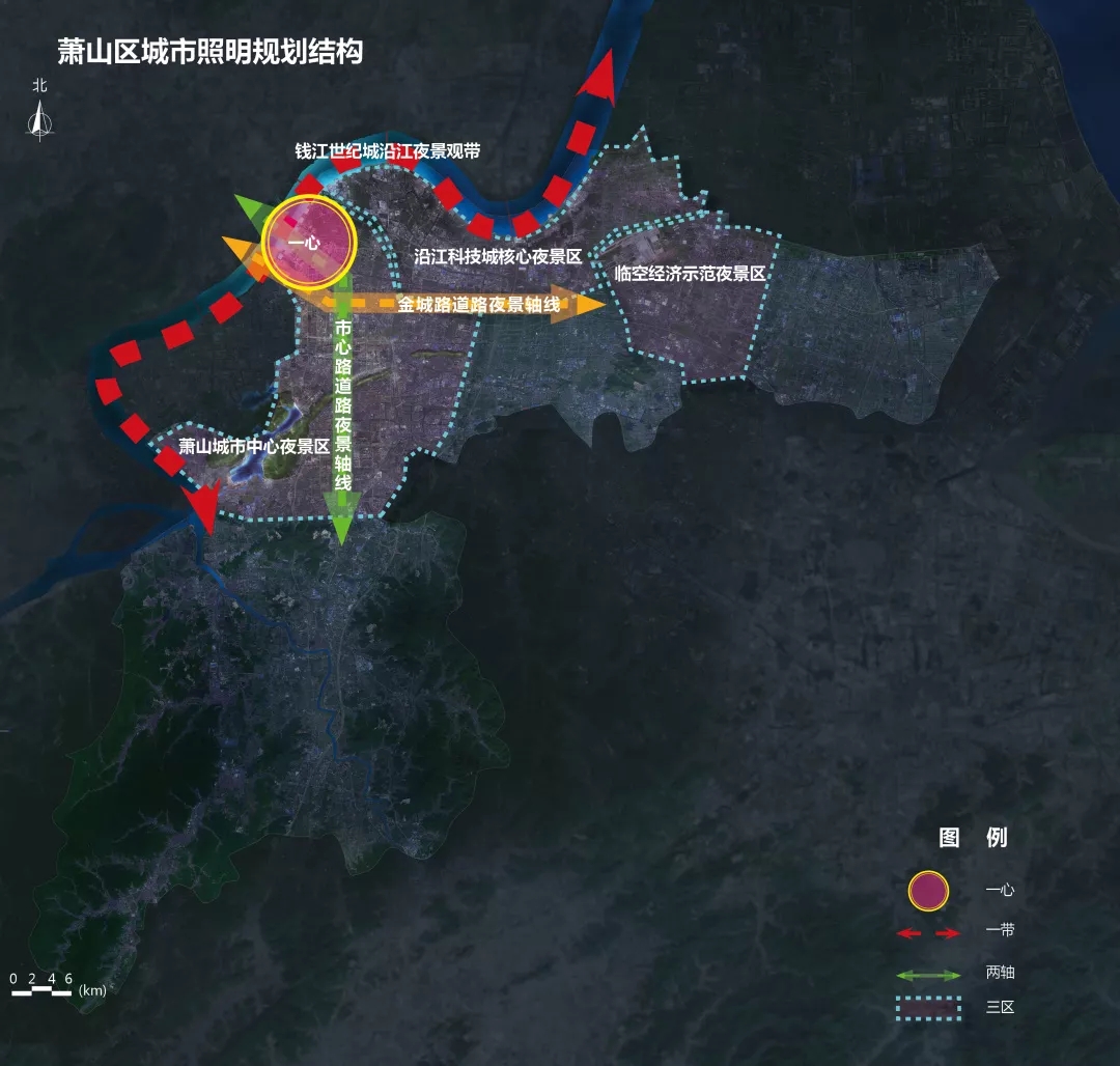 杭州蕭山夜景照明