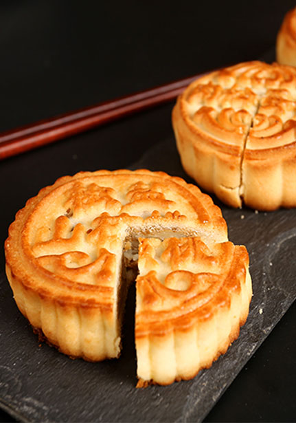 東北手工制作月餅