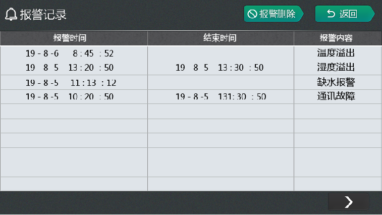 報(bào)警記錄