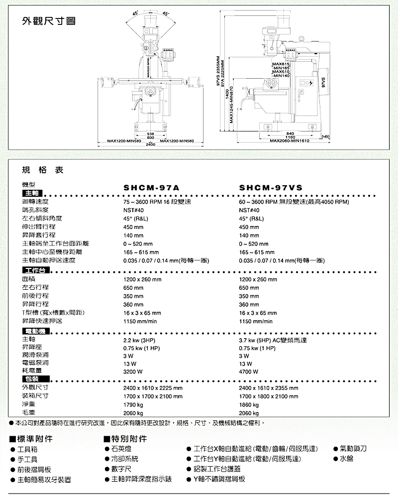 新虎将铣床