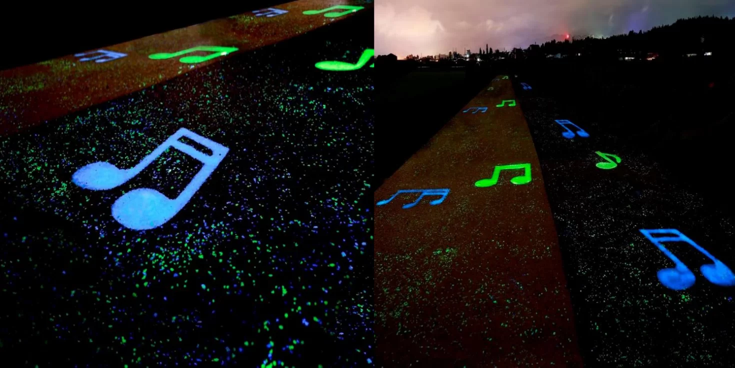 夜光石景觀道路施工工藝