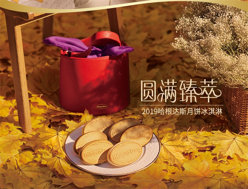 哈根圆满臻萃冰淇淋月饼