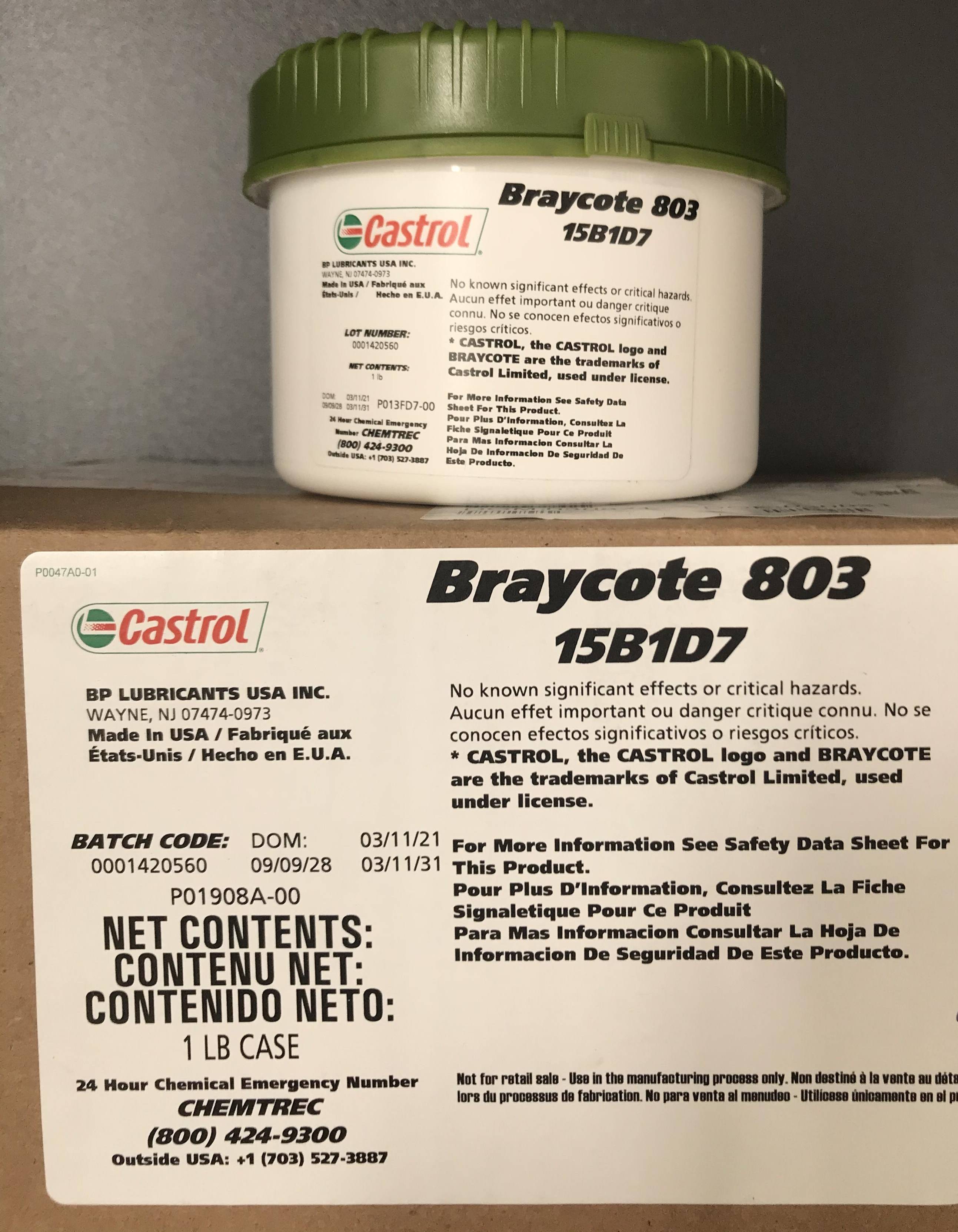 castrol braycote 803