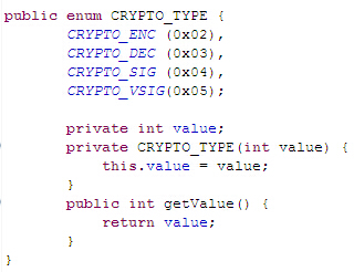 DX82的Java語言CRYTO_TYPE DX82的Java語言CRYTO_TYPE