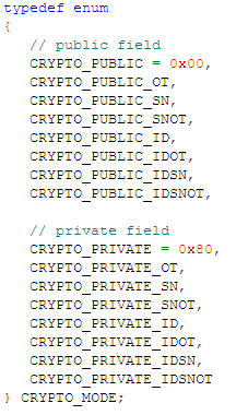 DX82的C語言的CRYPTO_MODE DX82的C語言的CRYPTO_MODE