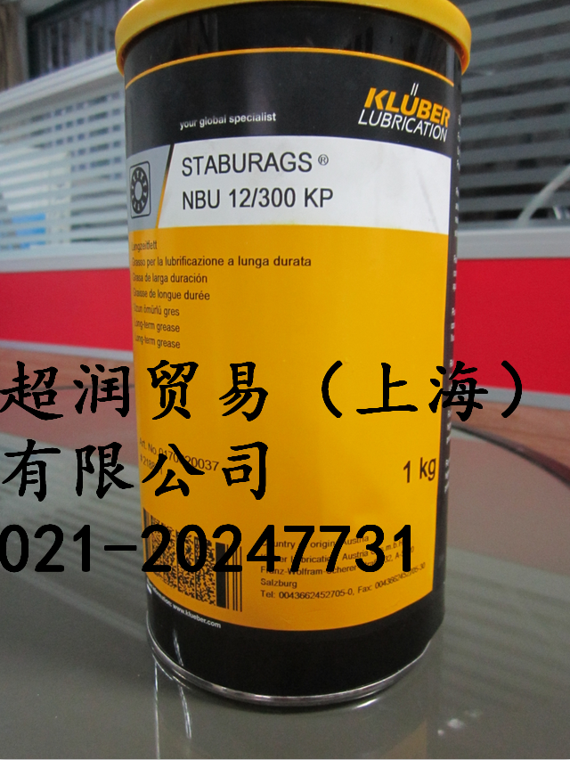 KLUBER STABURAGS NBU 12/300 KP 滾動軸承滑動軸承潤滑脂