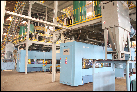 disa以生产铸造用的垂直分型无箱射压造型线和抛丸机而闻名于世,它从