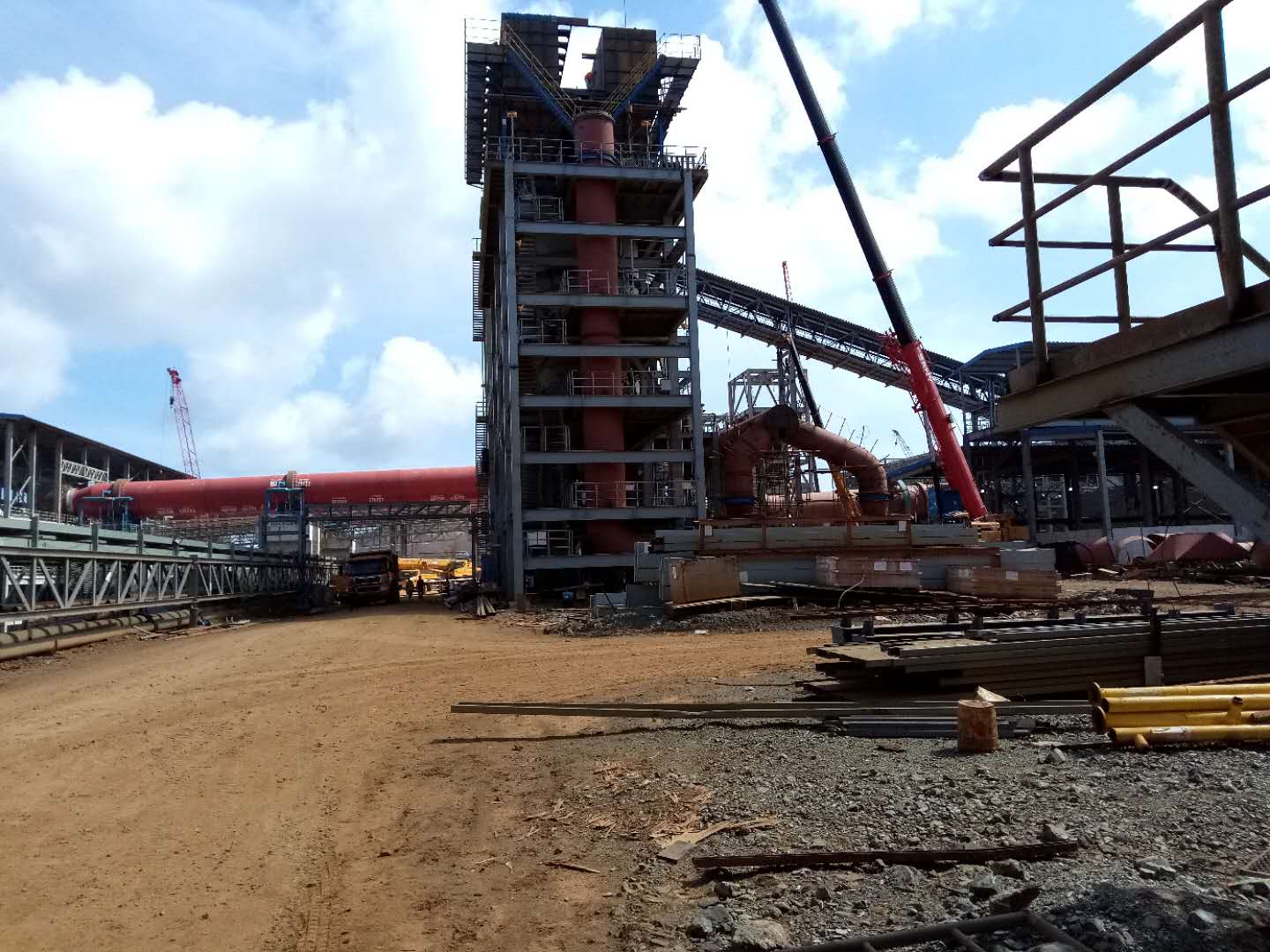 印尼红土镍矿项目安装调试结束