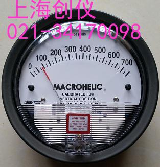壓差表 2000-750PA Dwyer 機械式指針差壓表
