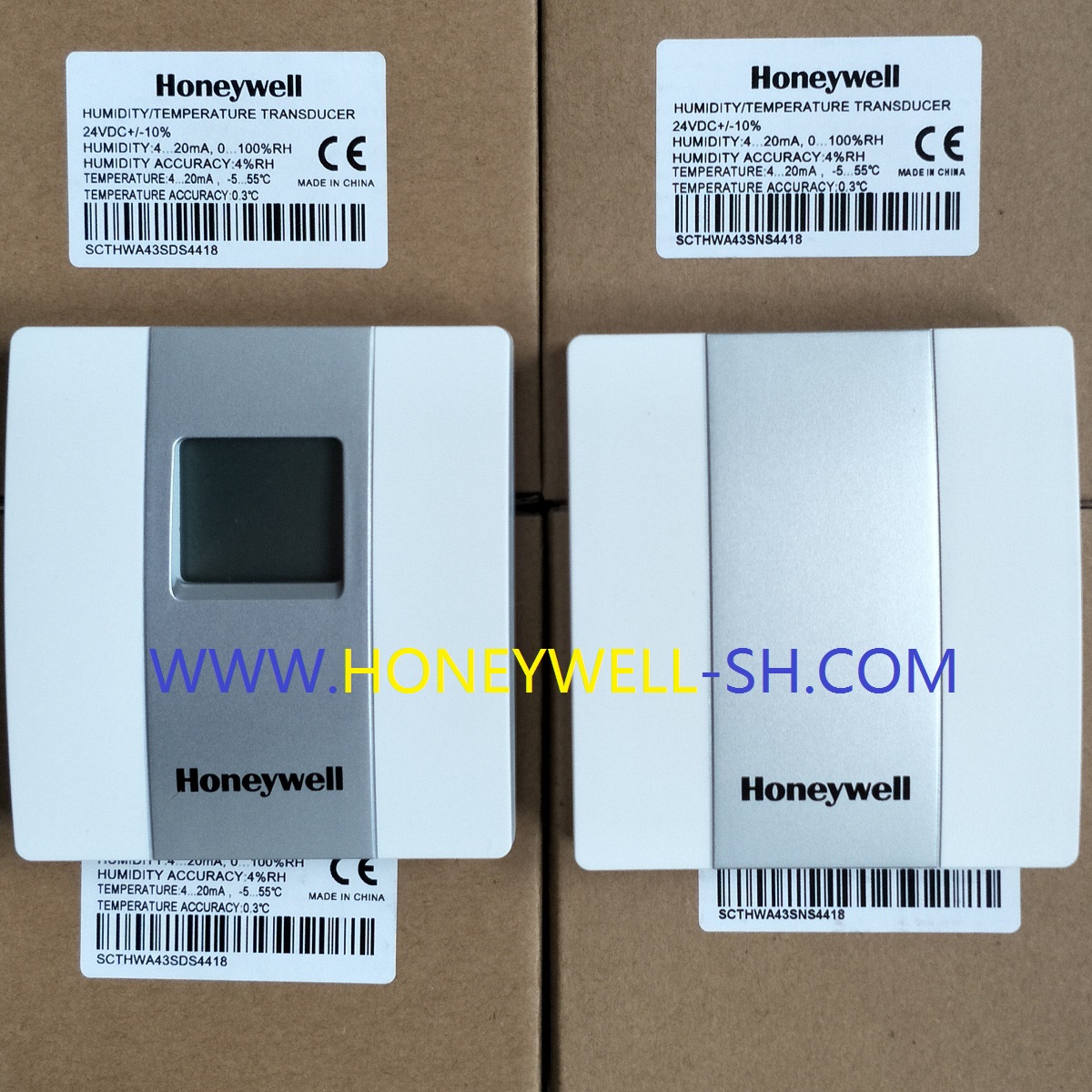 霍尼韋爾新產品 SCTHWA43SNS 室內型溫濕度傳感器現貨銷售