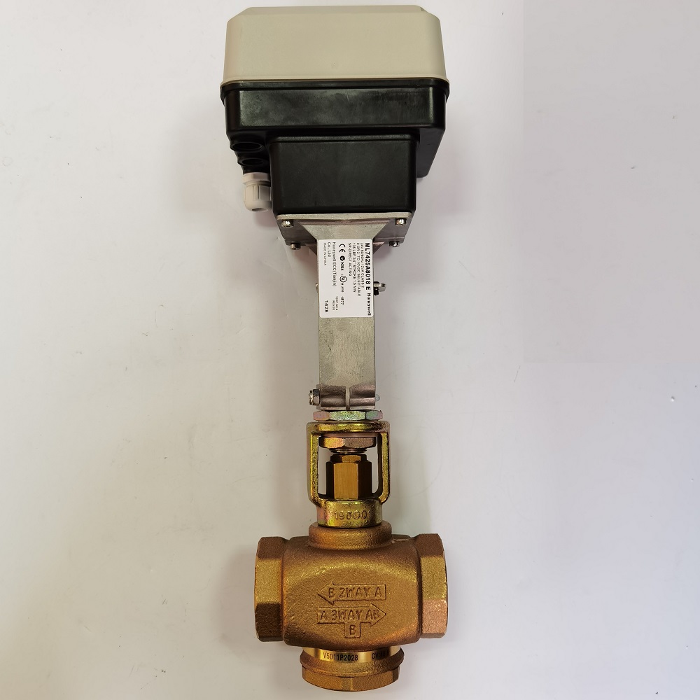 HONEYWELL ML7425 ML7425A ML7425A8018-E電動彈簧復位執行器配蒸汽閥高溫配件安裝實物詳步驟分解圖
