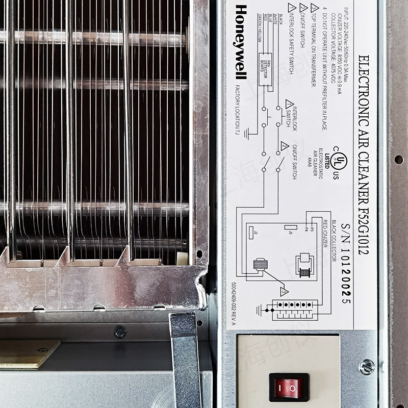 F52G回風隔柵型電子式空氣淨化機