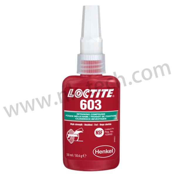 漢高樂(lè)泰LOCTITE603 圓柱形部件固持膠 50ml