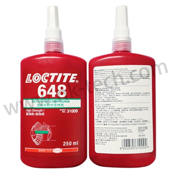 漢高樂(lè)泰LOCTITE648 圓柱形部件固持膠 250ML