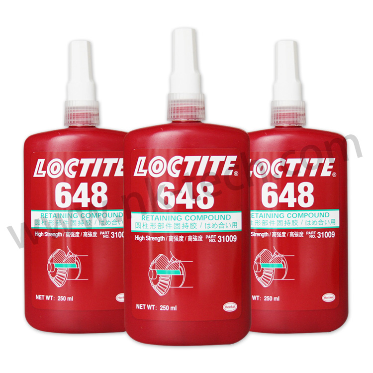 汉高乐泰LOCTITE648 圆柱形部件固持胶 250ML