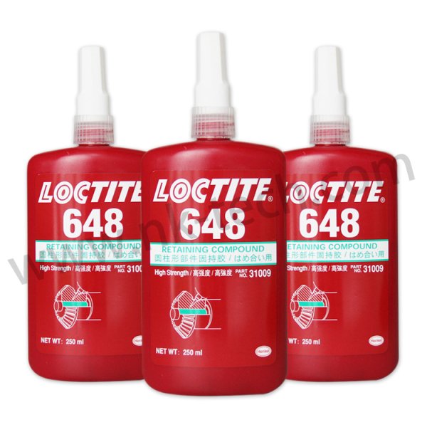 漢高樂(lè)泰LOCTITE648 圓柱形部件固持膠 250ML