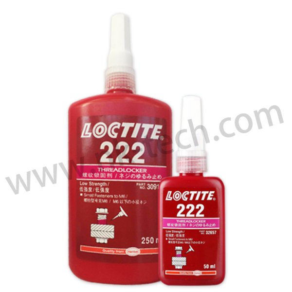 樂泰LOCTITE222易拆卸螺絲膠緊固螺栓厭氧膠水50ML