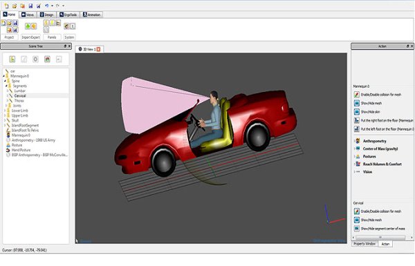 HumanCAD人體運動仿真軟件