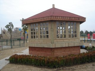 钢木结构售货亭