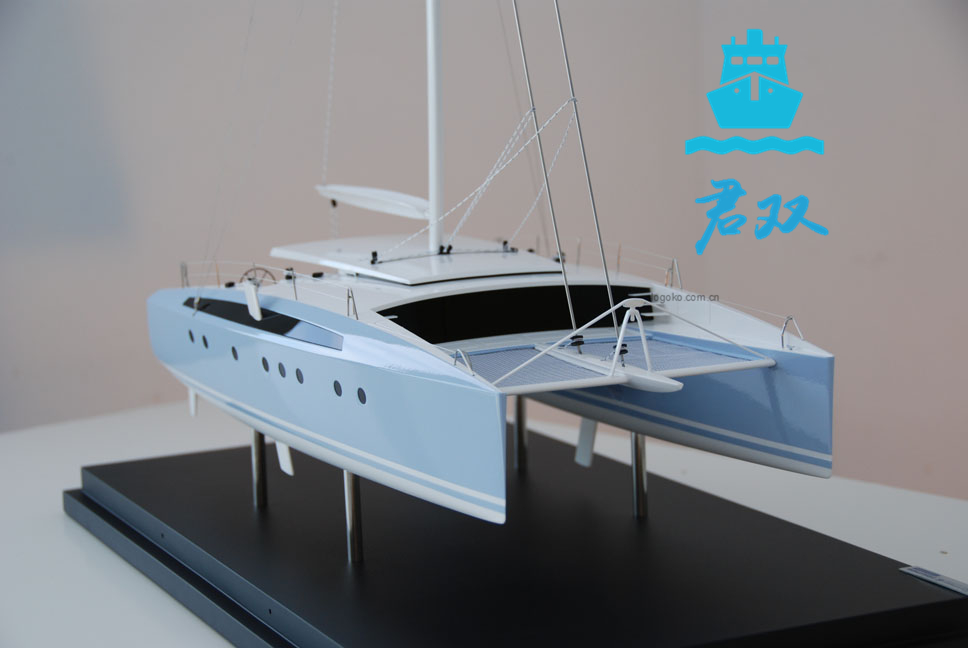 雙體游艇模型