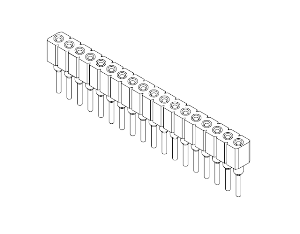 1.778mm  圓孔排母