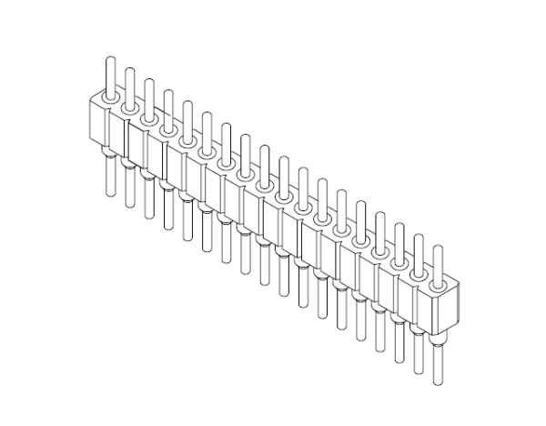 1.778mm  圓PIN排針