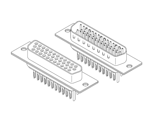 高密焊線式D-SUB連接器