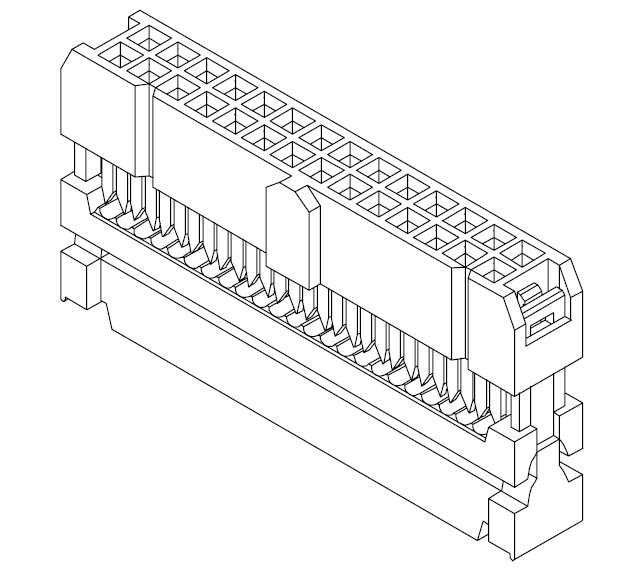 2.54mm 壓線母頭