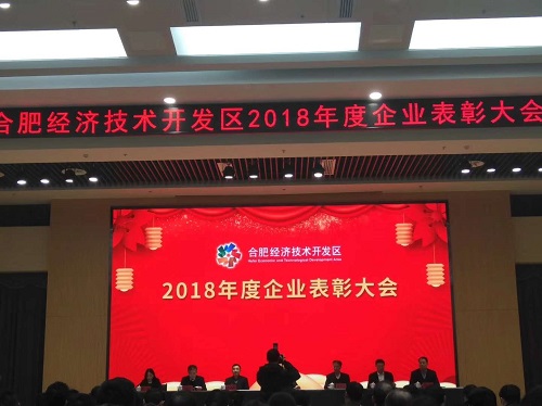 合肥經(jīng)開區(qū)2018年度企業(yè)表彰大會