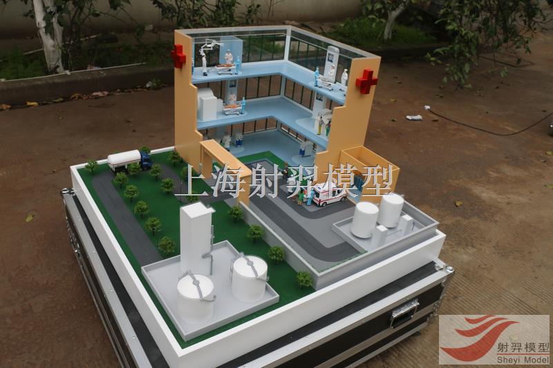建筑模型_醫院設備模型場景
