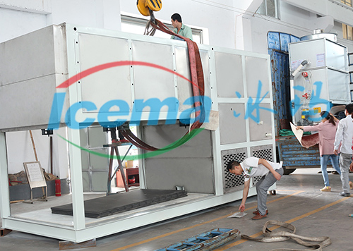 5T直冷式塊冰機投入安徽冰工廠