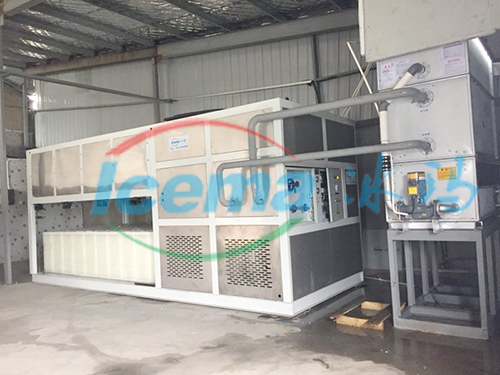 吳江9噸直冷式塊冰機(jī)安裝現(xiàn)場(chǎng)