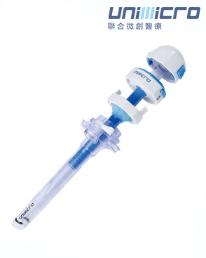 婦科腹腔鏡手術(shù)，聯(lián)合微創(chuàng)穿刺器