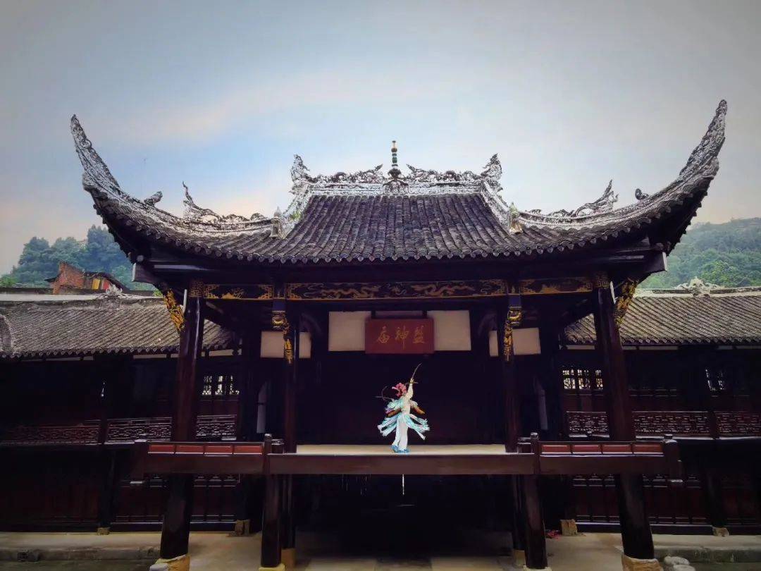 四川内江市资中县罗泉古镇旅游景区