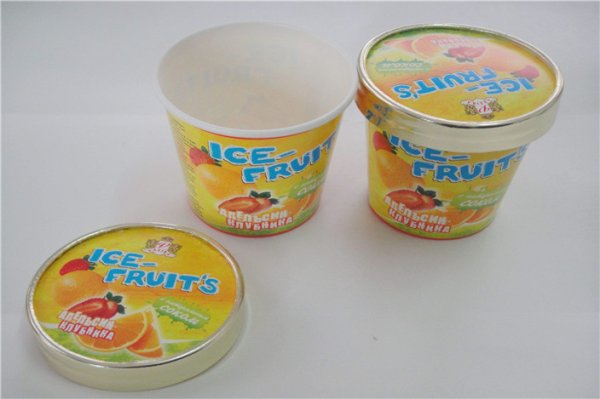 ICE-furit248ml紙蓋冰淇淋杯