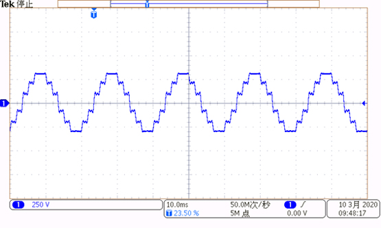 PRE双向可编程交流电源典型谐波电压波形