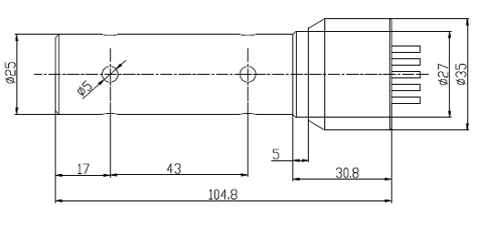  INFC205結(jié)構(gòu)尺寸圖