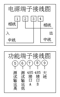 单相电表跳入式接线图图片