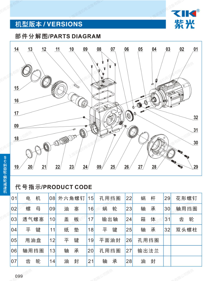 中研紫光減速電機(jī)制造 SCF37硬齒面減速機(jī)訂貨--上海梁瑾機(jī)電設(shè)備有限公司