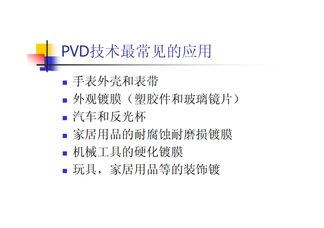 pvd鍍膜的基礎工藝和應用簡介