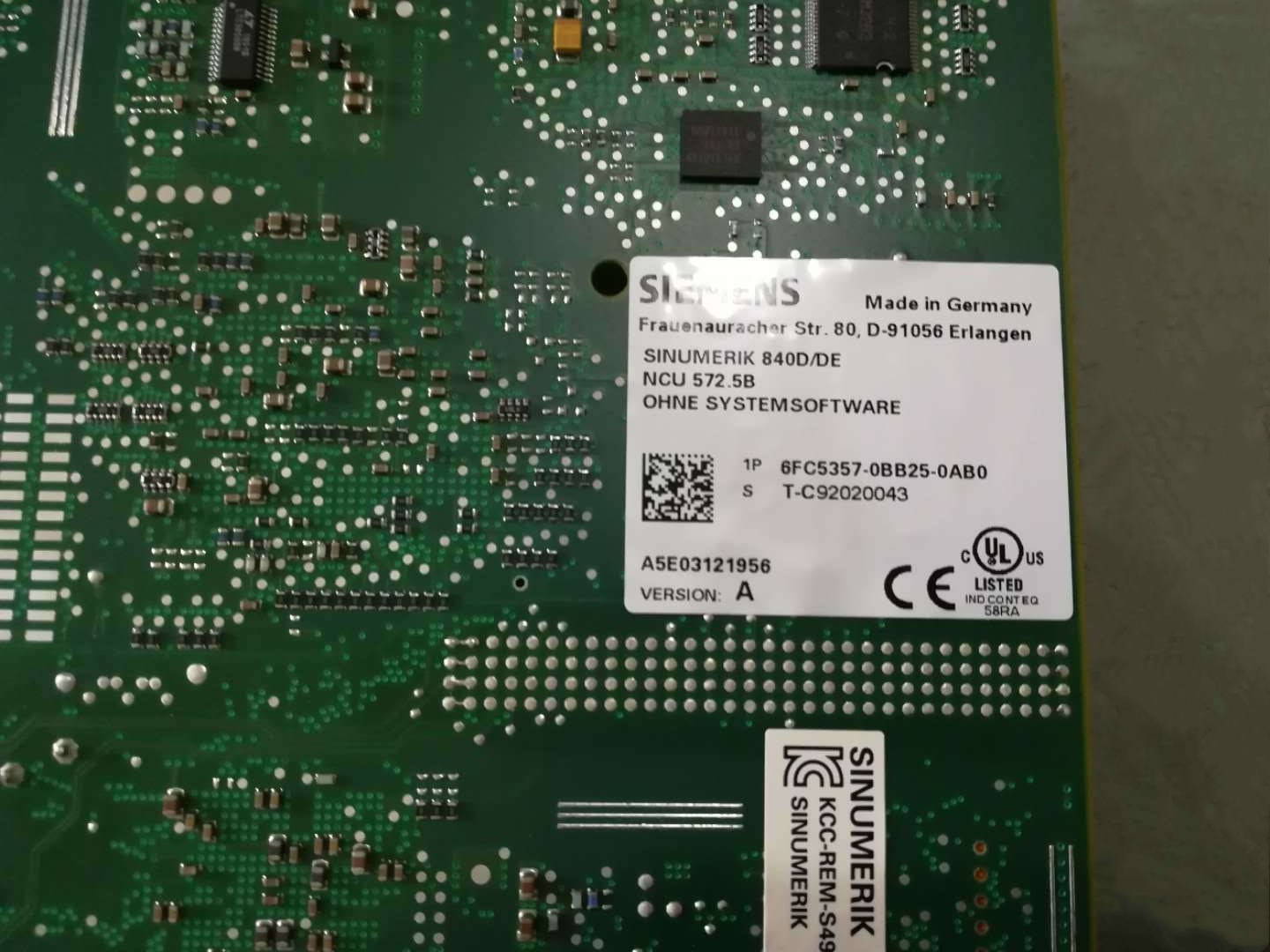 西門子NCU573.25B  6FC5357-0BB25-0AB0 專業二手備件銷售 數控系統維修