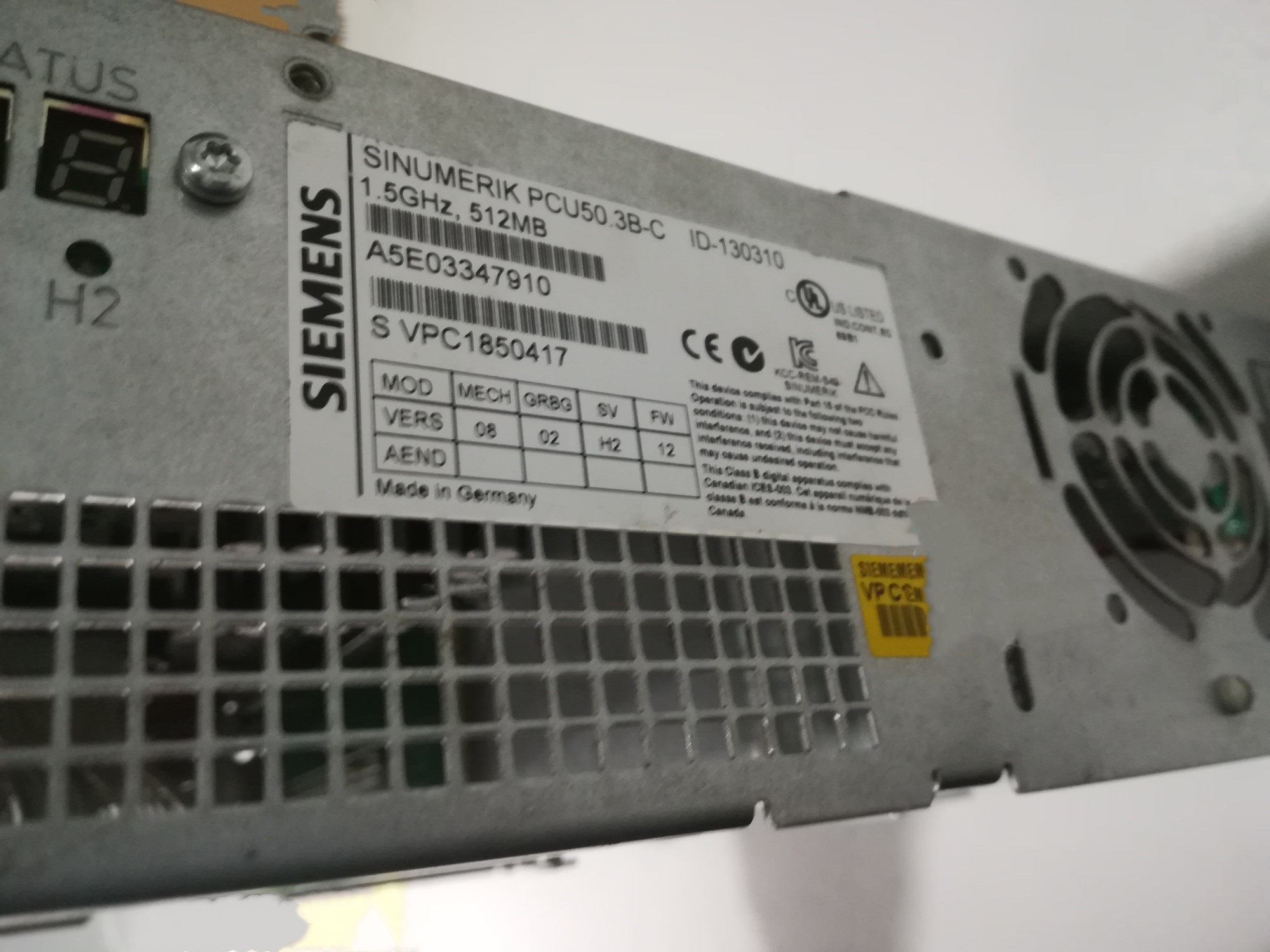 西門子PCU50.3B-C板  A5E03347910 專業(yè)維修檢測 質(zhì)保