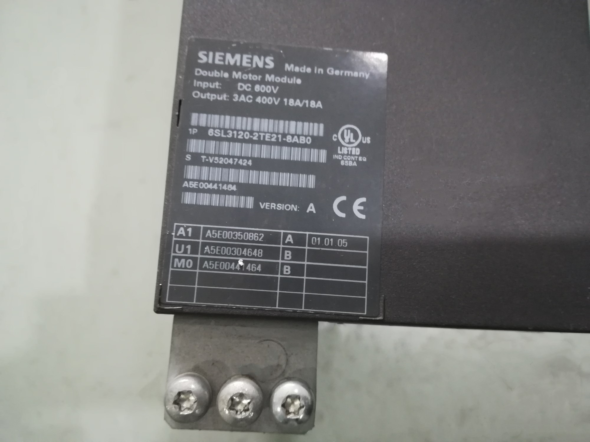 西門子伺服驅(qū)動(dòng)二手備件銷售 6SL3120-2TE21-8AB0  質(zhì)保