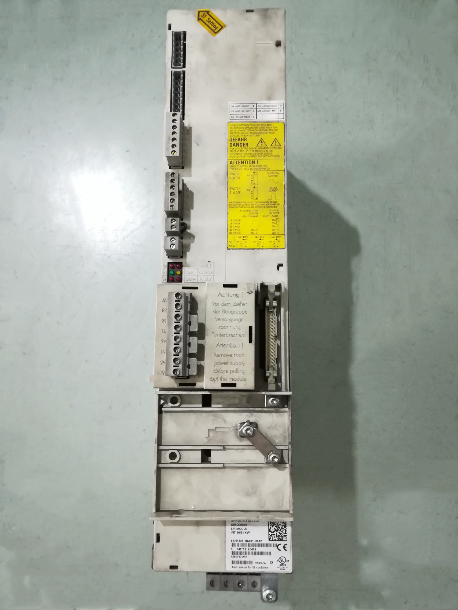 西門子16/21KW電源，6SN1145-1BA01-0BA2 專業(yè)維修檢測(cè) 二手備件銷售