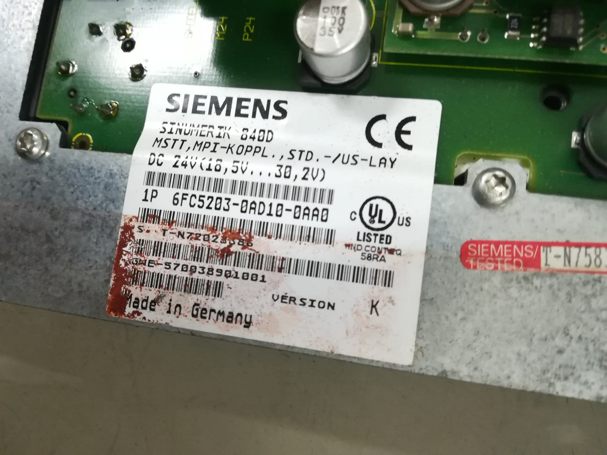西門子840D 6FC5203-0AD10-0AA0 專業(yè)的西門子數(shù)控系統(tǒng)維修銷售