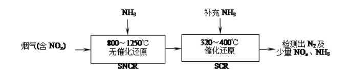 SNCR-SCR联合工艺过程 SNCR-SCR联合工艺过程